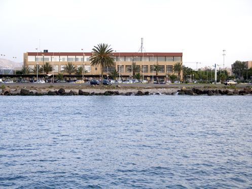 The University of Almería from the seaside