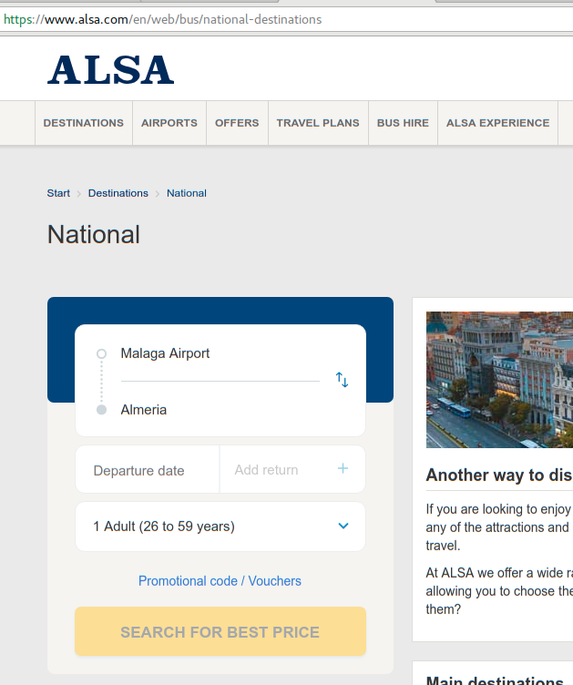 Ticket at ALSA web